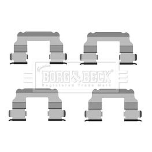 Borg & Beck Brake Pad Accessory Fitting Kit Rear BBK1420