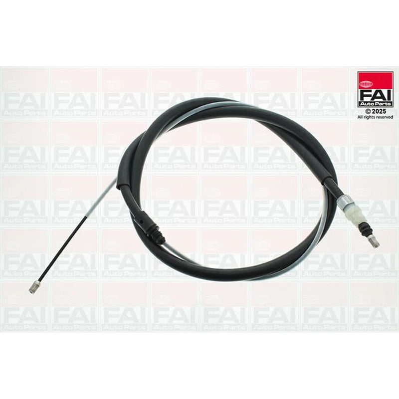 FAI Handbrake Cable Left Rear fits Citroën C3 III 2016-2018 1.2 1.5 1.6