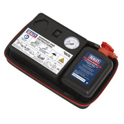 Sealey Tyre Inflator 12V & Emergency Puncture Sealant Kit MAC10S Sealey - Dynamic Drive