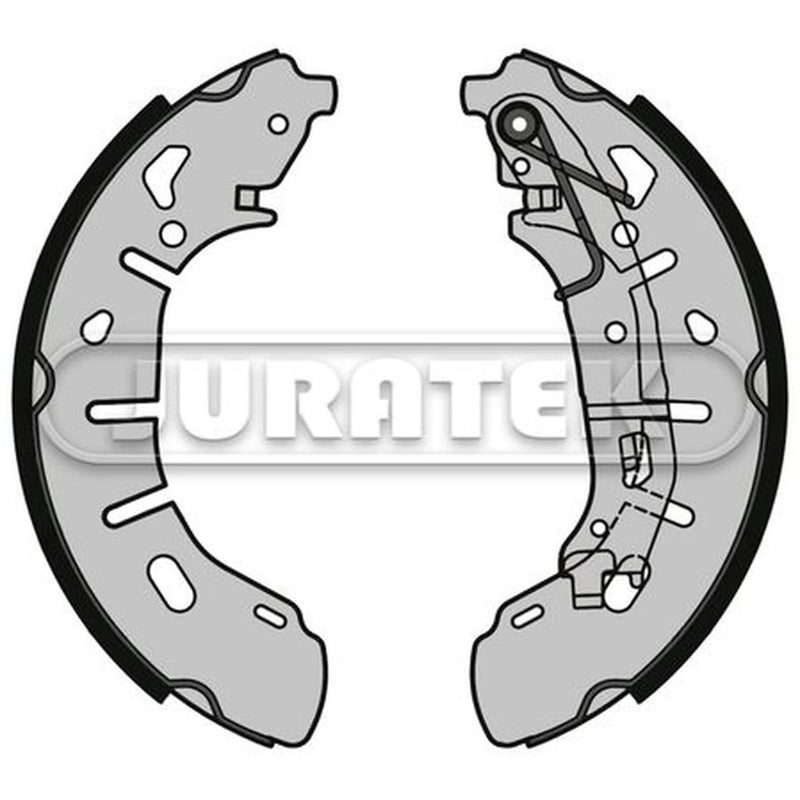 Juratek Brake Shoe Set Axle Kit Rear fits Fiat Doblo Cargo 2010-2023