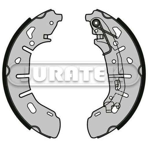 Juratek Brake Shoe Set Axle Kit Rear fits Fiat Doblo Cargo 2010-2023