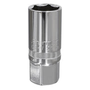 Sealey Spark Plug Socket 21mm 1/2"Sq Drive S12SP14 Sealey - Dynamic Drive