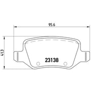 Brembo Front & Rear Pads fits Mercedes-Benz A-Class 1997-2004