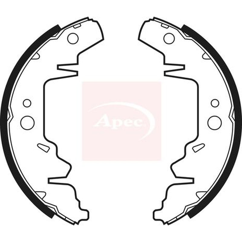 Apec Brake Shoe Set Axle Kit fits Chrysler Tacuma 1995-2001 2.0 2.4 2.5 3.0 3.3