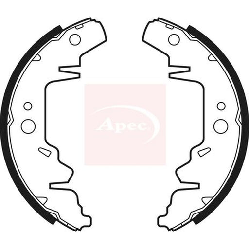 Apec Brake Shoe Set Axle Kit fits Chrysler Tacuma 1995-2001 2.0 2.4 2.5 3.0 3.3
