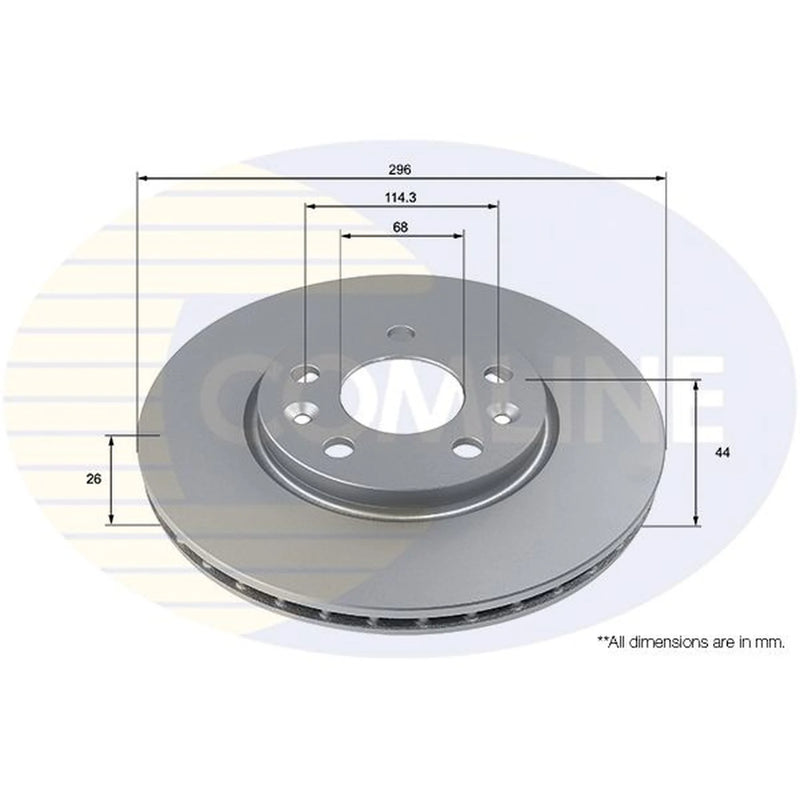 Comline Front & Rear Brake Discs & Pads fits Renault Megane IV 2019 on 1.8