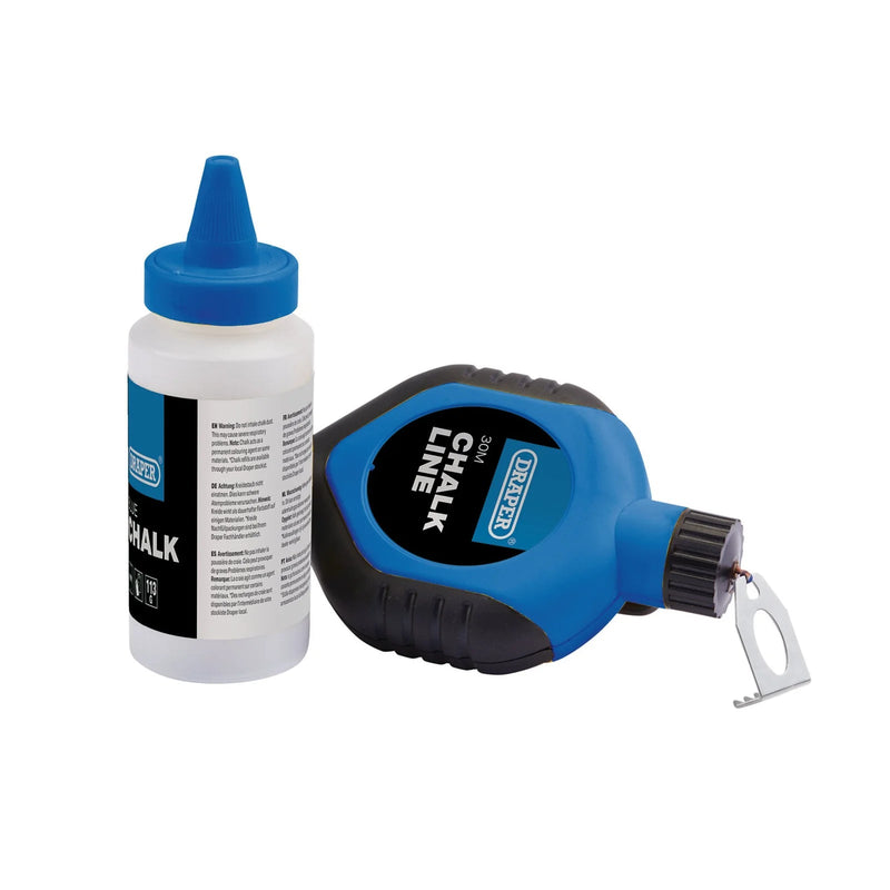 Draper Chalk Line Set, 30m, 115g (2 Piece) - CL30A - image 1
