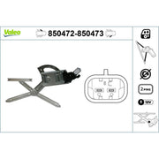 Valeo Electric Window Regulator Lifter Left Front 850472