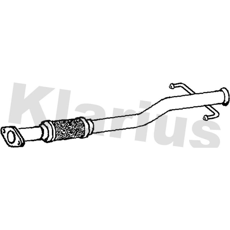 Klarius Exhaust Pipe OD fits Hyundai Getz 2002-2005 1.1