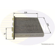 Comline Service Kit with Air, Oil & Cabin Filters fits Mitsubishi Pajero