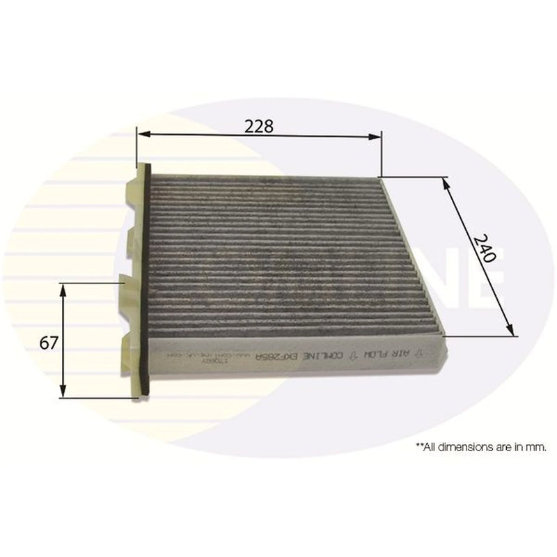 Comline Service Kit with Air, Oil & Cabin Filters fits Mitsubishi Pajero