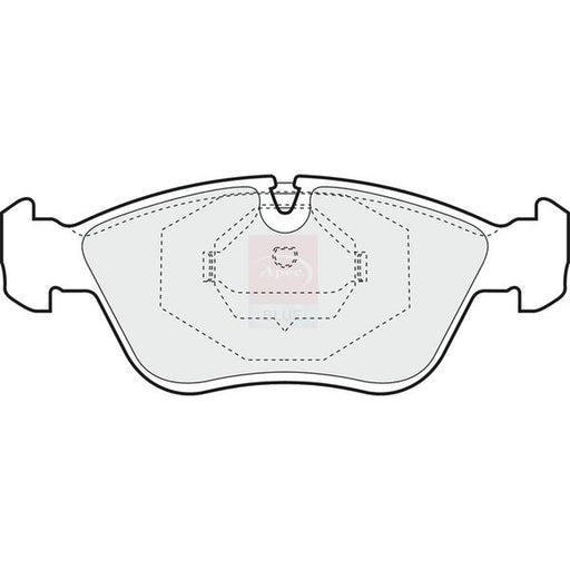 Apec Front Brake Pad Set fits Volvo 850 1991-1997 2.0 2.3 2.4 2.5