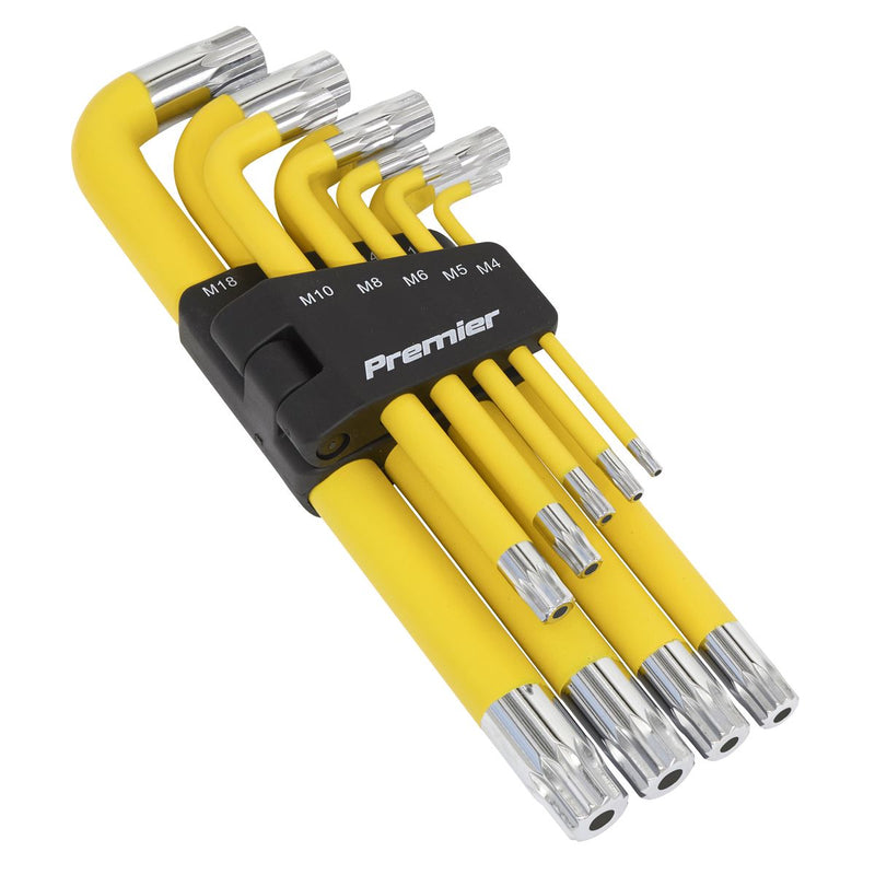 Sealey Jumbo Spline Key Set 9pc Anti-Slip AK7189 Sealey - Dynamic Drive