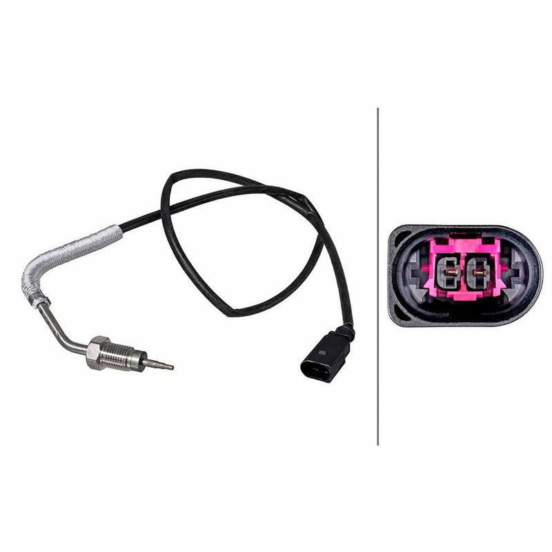Hella Exhaust Gas Temperature Sensor before exhaust turbocharger fits Audi A1