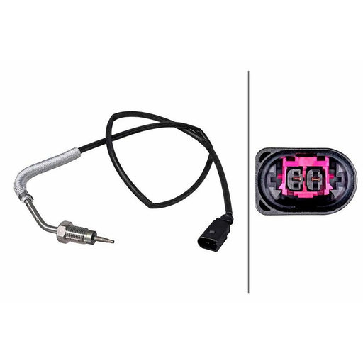 Hella Exhaust Gas Temperature Sensor before exhaust turbocharger fits Audi A1