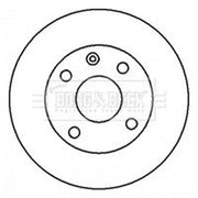 Borg & Beck Front & Rear Brake Discs & Pads fits Chevrolet Lacetti 2005-2013