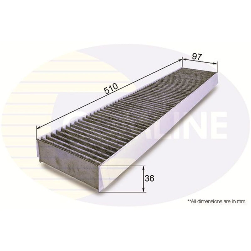 Comline Cabin Air Filter (Pollen Filter) fits Ford Mondeo 2000-2007
