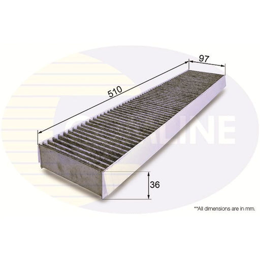 Comline Cabin Air Filter (Pollen Filter) fits Ford Mondeo 2000-2007