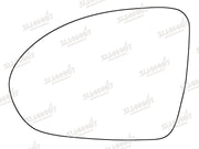 Summit Stick-On Standard Mirror Glass fits Smart Forfour 04 to 06 LHS Summit - Bars 4 Cars