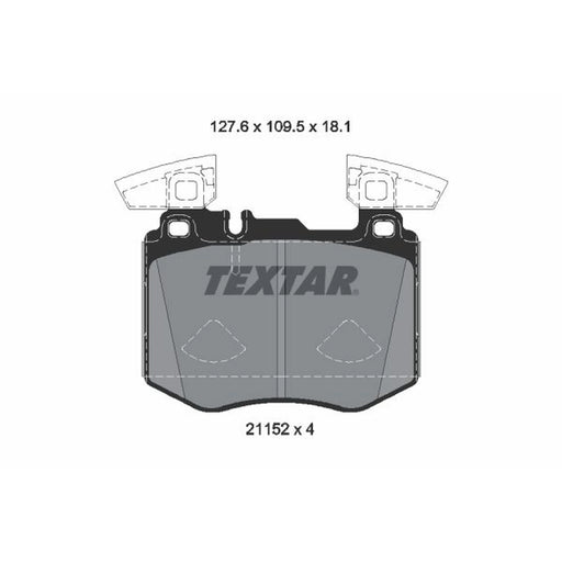 Textar Front Brake Pad Set 2115201