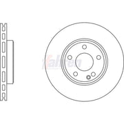 Fahren 2 x Vented Front Brake Discs FBD6745-x2