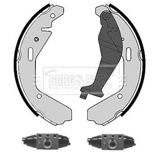 Borg & Beck Brake Shoe Set Axle Kit BBS1134K