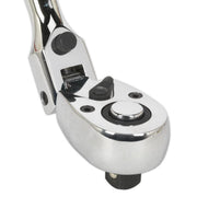 Sealey Flexi-Head Ratchet Wrench 1/2"Sq Drive Extendable AK6682 Sealey - Dynamic Drive