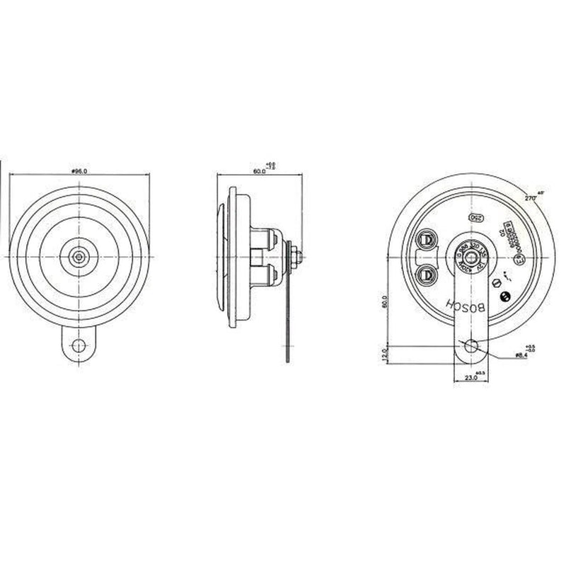 Bosch Car Horn Signal Unit