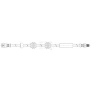 Apec Brake Hydraulic Hose Line Front fits Mercedes-Benz C-Class 2015-2023