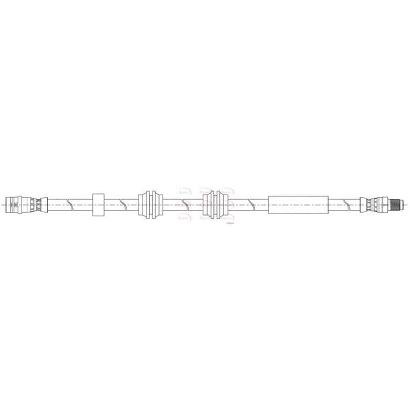 Apec Brake Hydraulic Hose Line Front HOS4468