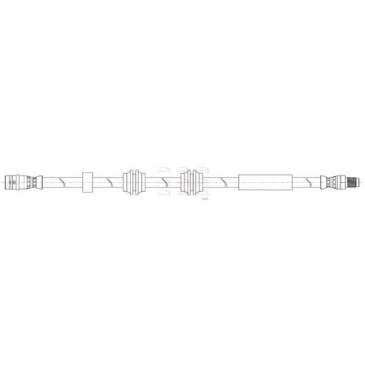 Apec Brake Hydraulic Hose Line Front HOS4468