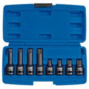 Draper Tamper Proof Impact Spline Set, 1/2" Sq. Dr. (8 Piece) 49460 Draper - Dynamic Drive