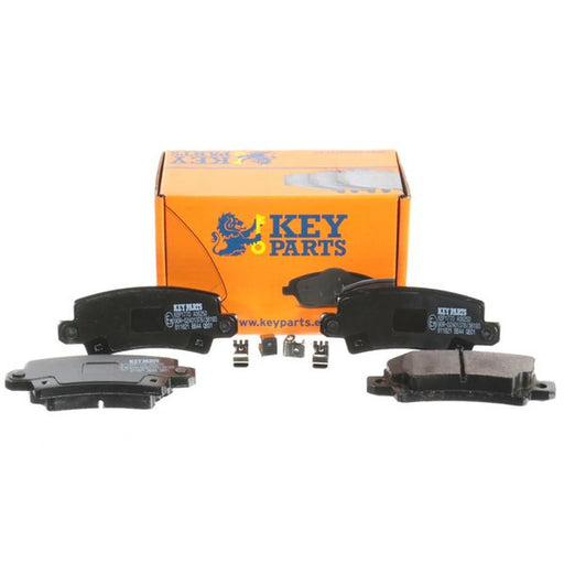 Key Parts Rear Brake Discs & Pads fits Toyota Corolla 2001-2007 1.4 1.8 2.0