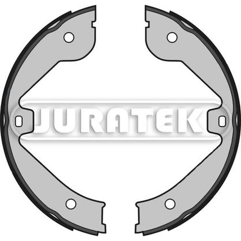 Juratek Brake Shoe Set Axle Kit Rear fits Audi Q7 2006-2015 3.0 3.6 4.2 6.0