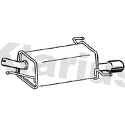 Klarius Box With Tail Pipe Rear fits Opel Corsa C 2000-2009 1.2