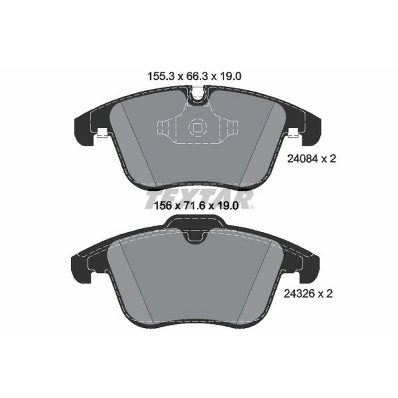 Textar Front Brake Pad Set 2408401
