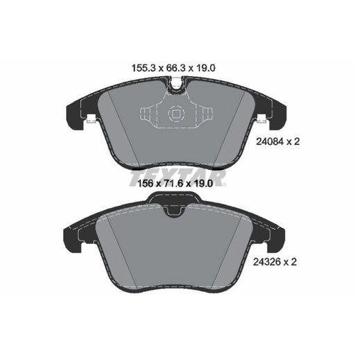 Textar Front Brake Pad Set 2408401