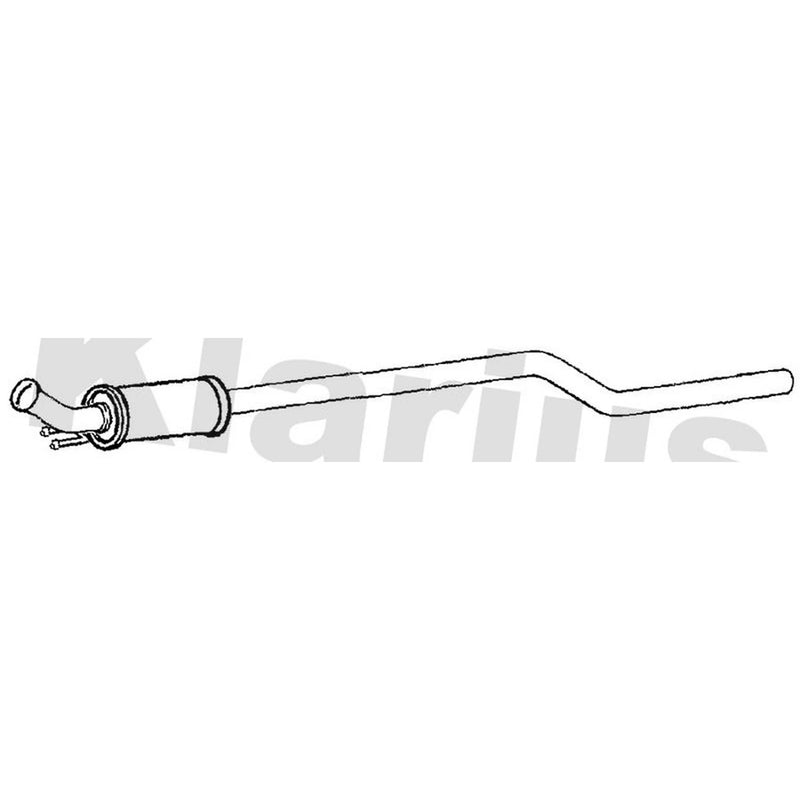 Klarius Box With Centre Pipe Centre fits Peugeot 5008 II 2018 on 1.5