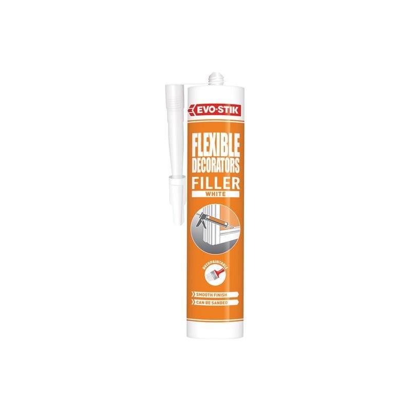 Evo-Stik Decorators Flexible Acrylic Filler White C20 EVO-STIK - Dynamic Drive