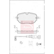 Apec Front Brake Pad Set fits Cupra Born 2021 on