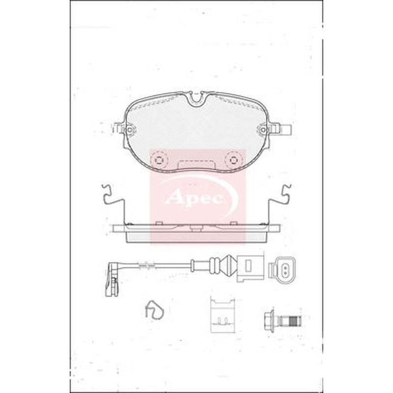 Apec Front Brake Pad Set fits Cupra Born 2021 on