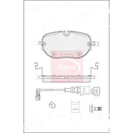 Apec Front Brake Pad Set fits Cupra Born 2021 on