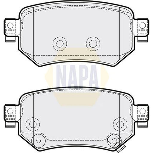 NAPA Rear Brake Pad Set NBP1631