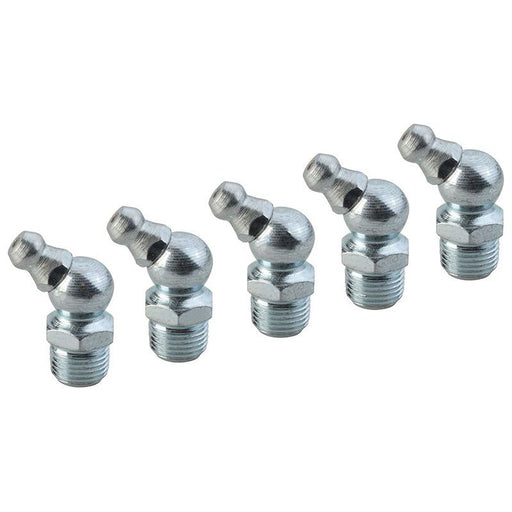Faithfull Grease Nipple 45° 1/8in BSP (Pack 5) Faithfull - Dynamic Drive