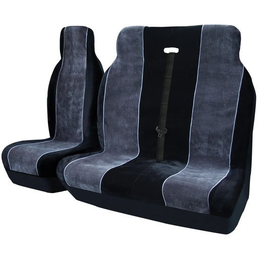 Streetwize Fabric Velour Single & Bench Van Seat Covers Universal Fit - SWSC20