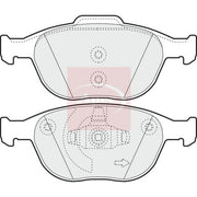 Apec Front Brake Pad Set PAD1326
