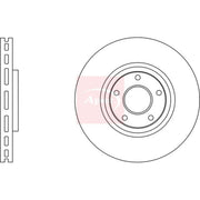 Apec Front Brake Vented Discs & Pads fits Nissan Juke 2014-2019 1.6