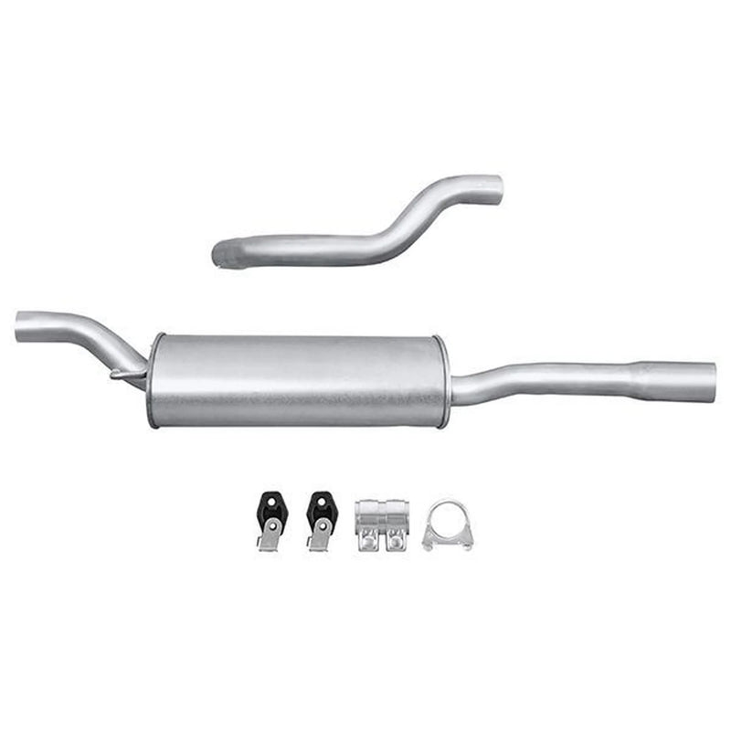 Hella End Silencer Rear fits VW Polo III Classic 1995-1997 1.6