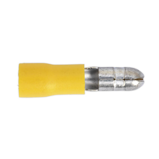 Sealey Bullet Terminal5mm Yellow Pack of 100 YT21 Sealey - Dynamic Drive