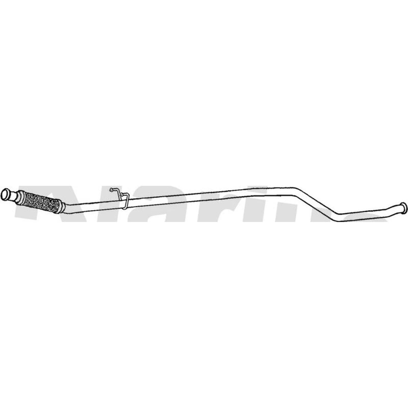 Klarius Exhaust Pipe OD fits Peugeot 206 2001-2009 1.4